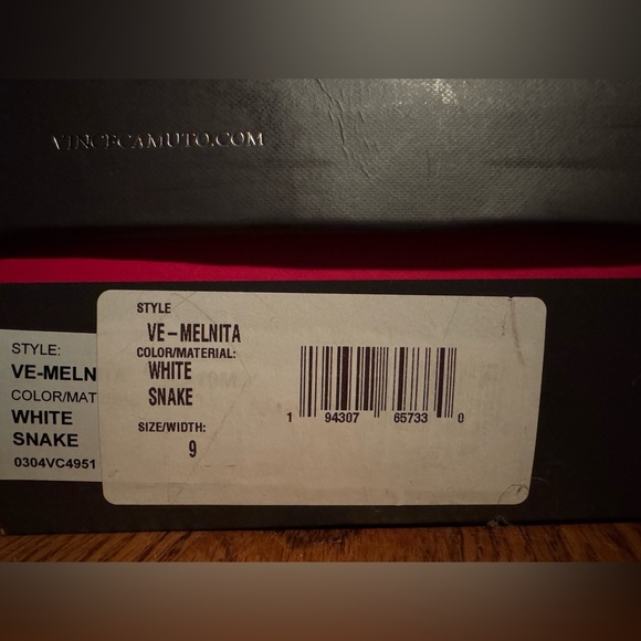 Vince Camuto Melnita Boots- white snake - Picture 7 of 7